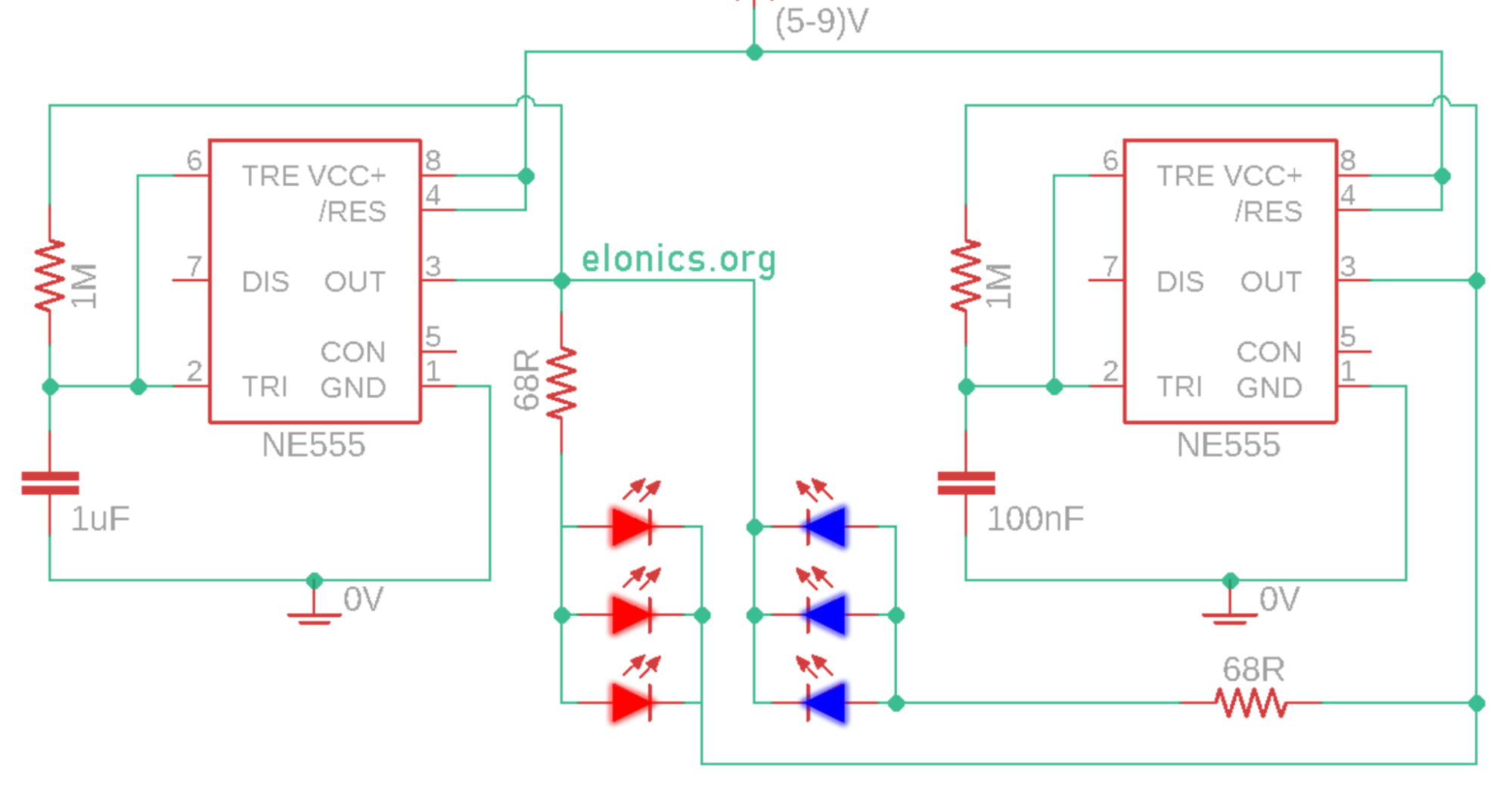 BOO — LED circuit schematic